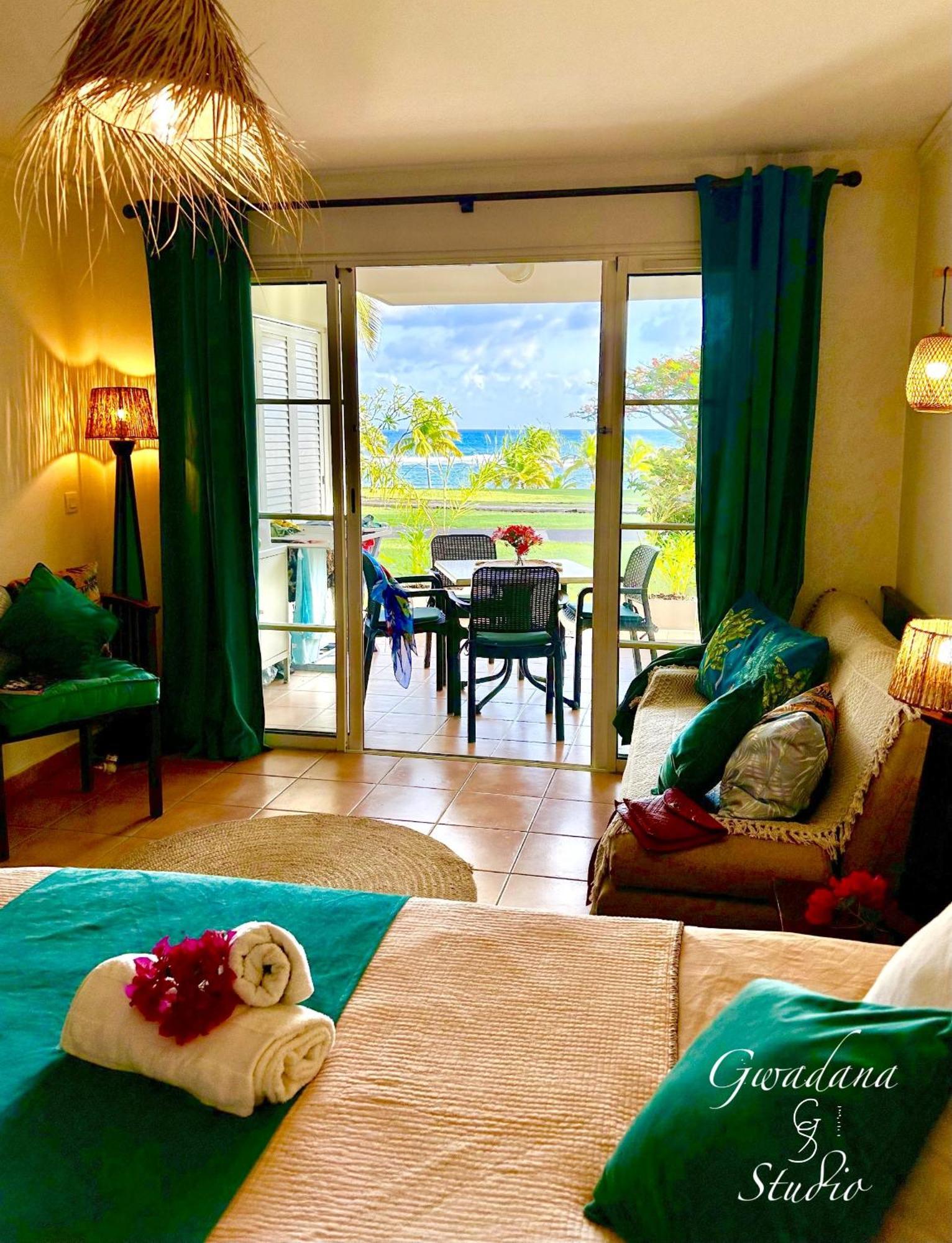 סנט-אן Acces Direct Plage, Vue Mer D'Exception, Les Gwada Studios, Village Vacances מראה חיצוני תמונה